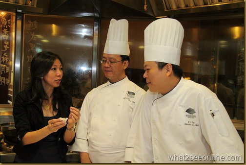 Lai Po Heen Chef Mok, Chef Bong & CK Lam of what2seeonline.com