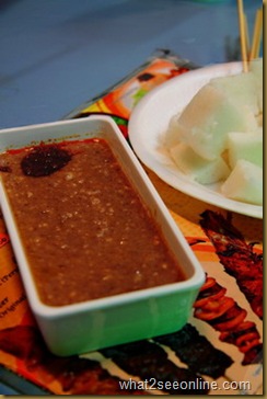 Satay at Ah’Basri  - Satay Sauce