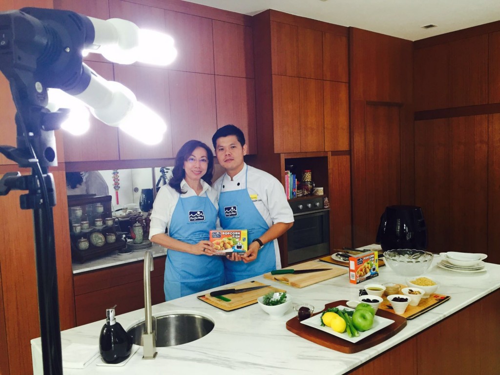 Pacific West had a Mother's Day recipe video shooting with CK Lam