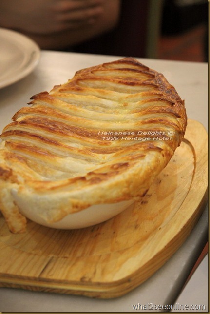 Chicken Pie at Hainanese Delights Restaurant in 1926 Heritage Hotel Penang