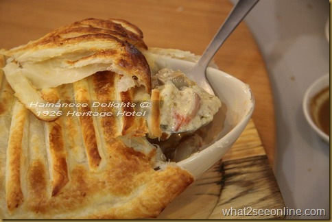 Chicken Pie at Hainanese Delights Restaurant in 1926 Heritage Hotel Penang
