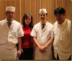 Mr Akihiko Hijioka, Executive Chef Masaki Kurihara & Executive Chef Takahiro Kinoshita @ Miraku