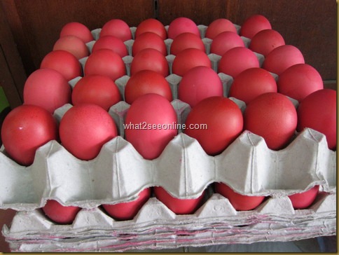 Full Moon Gift Packs of Red Eggs, Ang Koo, Glutinous Rice & Curry Chicken at Eaton by what2seeonline.com 