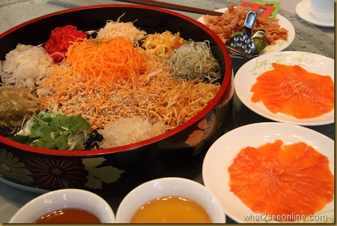 Grand Palace’s Special ‘Yee Sang’ with Salmon at Grand Palace Restaurant @ Pavilion