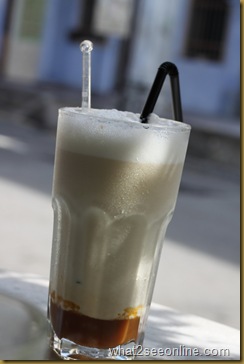 Iced Caramel with Gula Melaka Ice Cream A