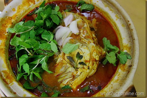 Chee Wah Curry Fish Head Restaurant, Lebuh Melayu Penang