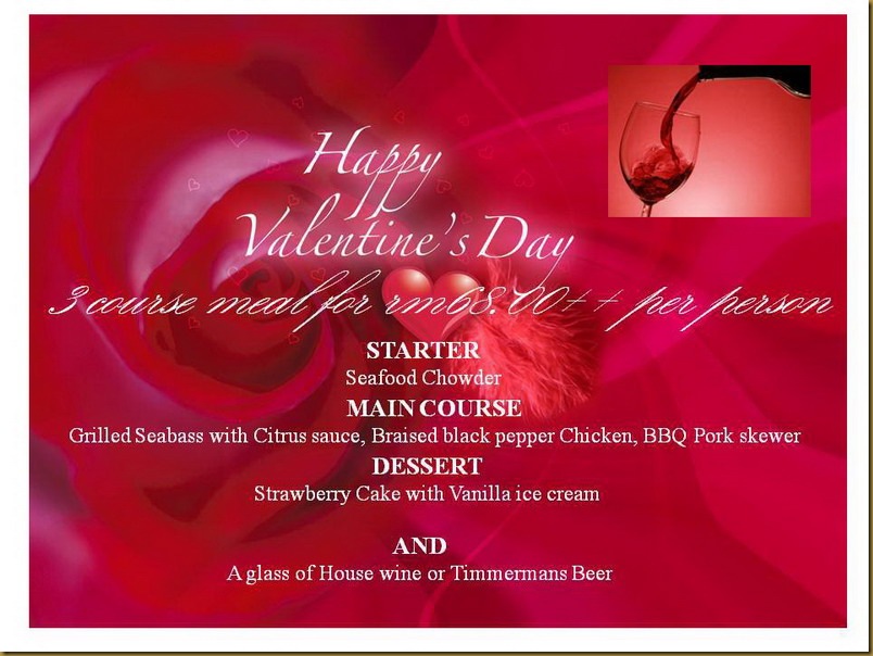 Valentine's Day at Berlin's Bier Houz Straits Quay by what2seeonline.com