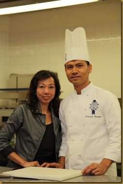 CK Lam and Chef Rapeepat Boriboon at Le Cordon Bleu Dusit Culinary School by what2seeonline.com