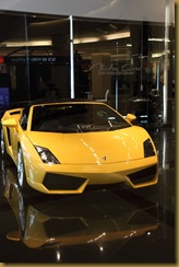Luxury cars gracing the showrooms on the third level of Siam Paragon by what2seeonline.com