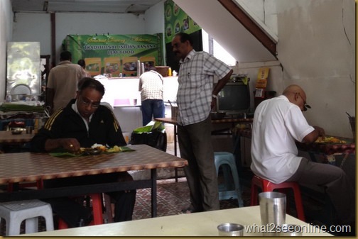 Traditional Indian Banana Leaf Rice (Muthu) at Acheen Street by what2seeonline.com