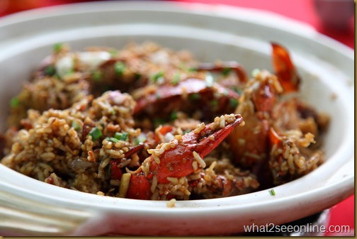Crab claypot rice at Jia Hian by what2seeonline.com
