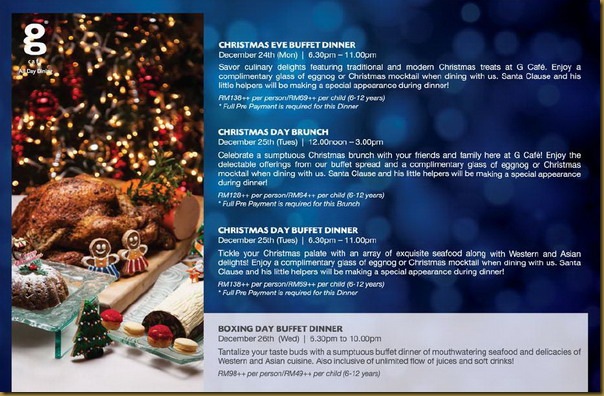Christmas & New Year Dining in Penang by what2seeonline.com