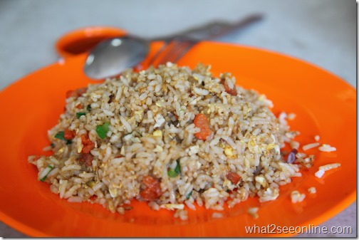 Fried Rice at Yik Kheng Kee Coffeeshop, Penang by what2seeonline.com