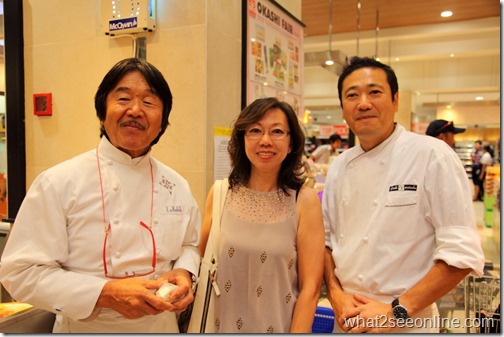 Japan Sweets Fair in Isetan with Iron Chef Hiroyuki Sakai and Chef Toshihiko Yoroizuka by what2seeonline.com