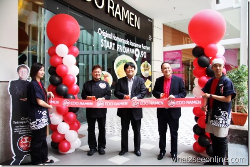 Opening ceremony of Edo Ramen at Gurney Paragon Penang  by what2seeonline.com