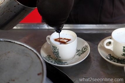 Penang Local Coffee Hawker Stall, Noordin Street kopi, coffee art, Penang Local Coffee Hawker Stall, Noordin Street