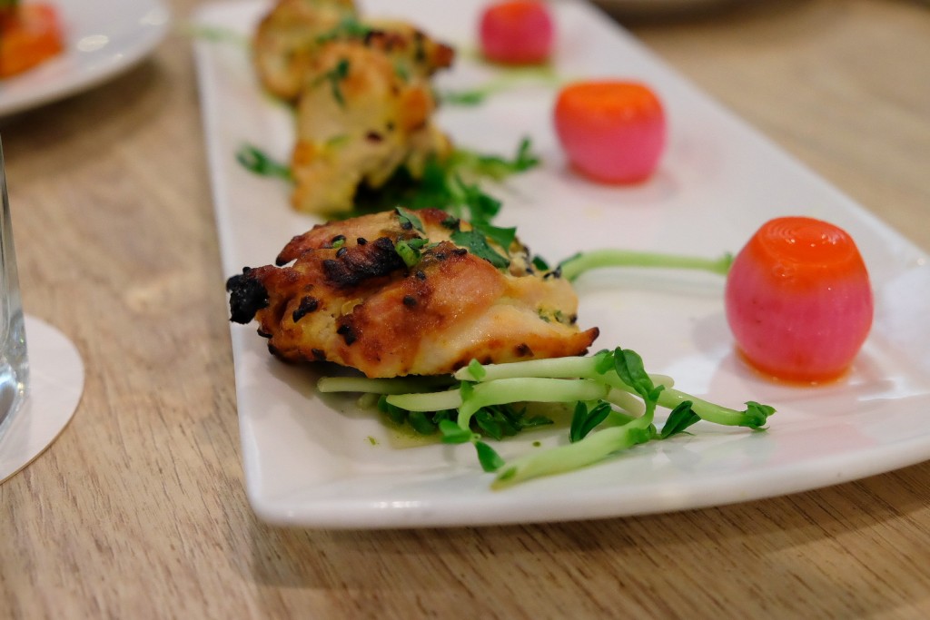 Tandoori malai chicken by chef Vikas Khanna, Holiday Inn Resort Penang in Batu Ferringhi, Terrace Cafe, culinary journey menus 