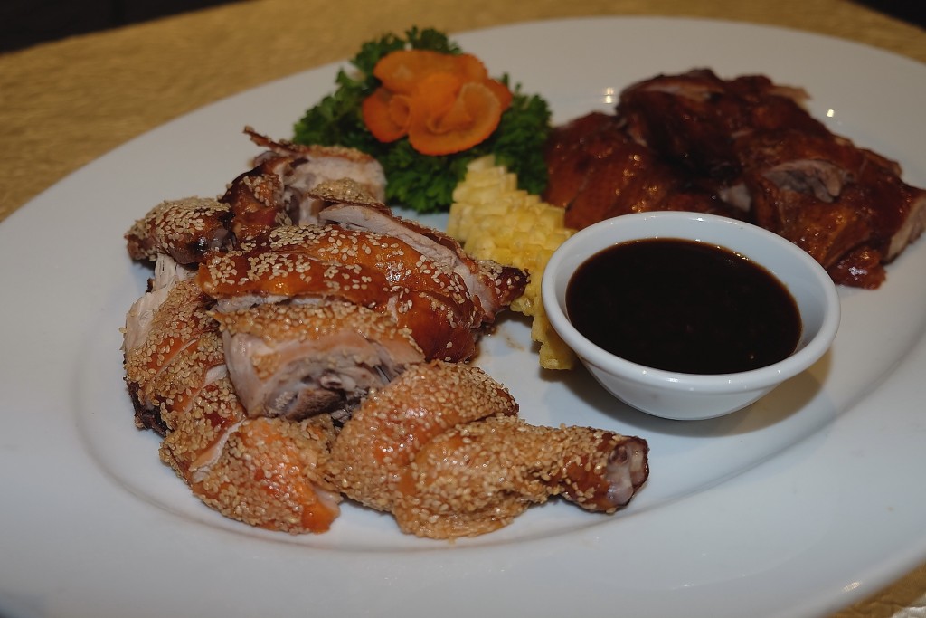  Roasted Duck and Roasted Sesame Chicken