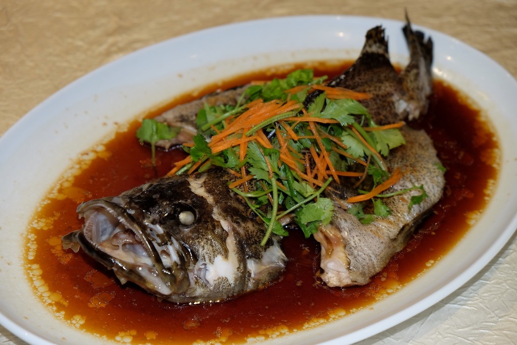  Steamed Pearl Garoupa in Supreme Soy Sauce