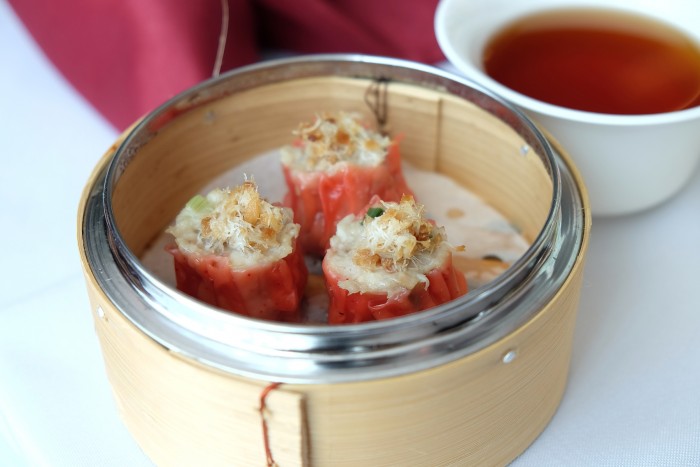 Eat All You Can Halal Dim Sum Buffet In Penang, crystal prawn dumpling, siew mai, siew mai with crab meat, steamed chicken leg, dumpling with crab stick, steamed chicken with black beans