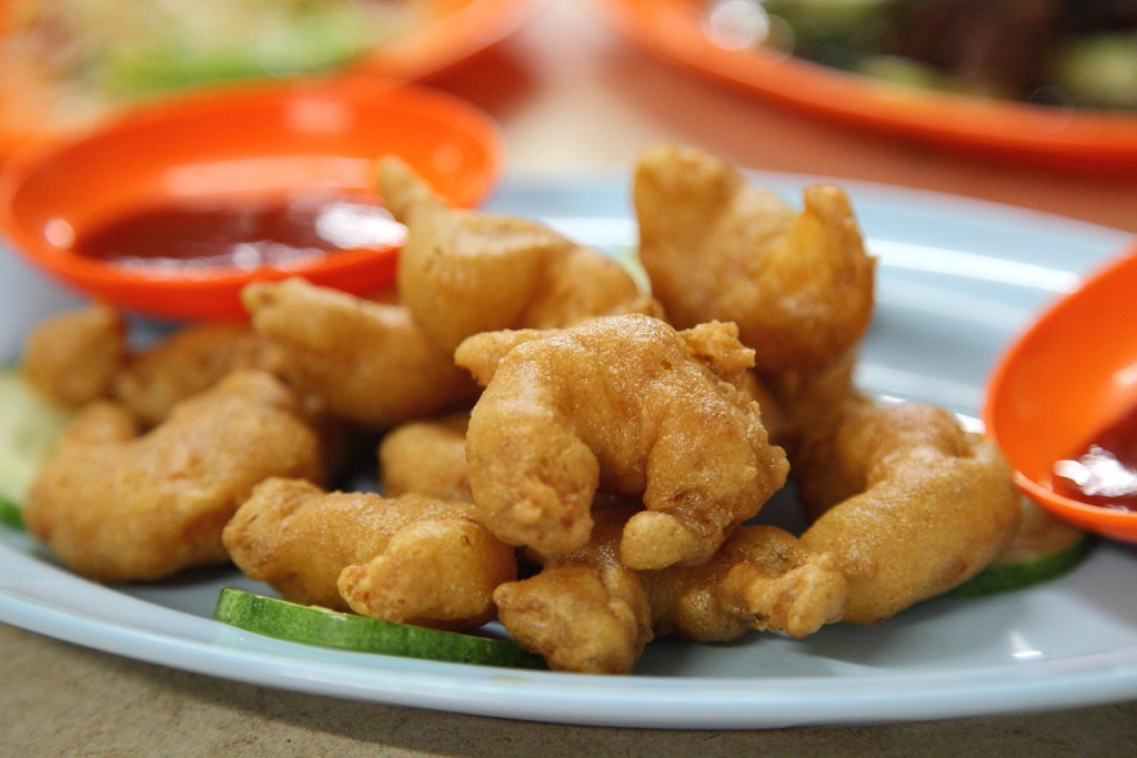 prawn fritters