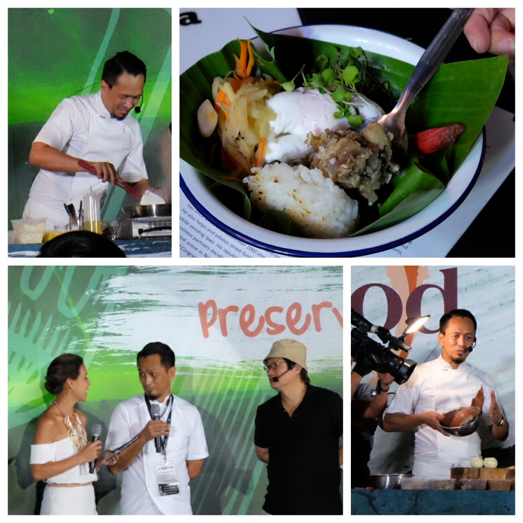 Street Food, WSF Dialogue Programme, Traditional food with modern twist, Pork Sisig Pampanguena, Chef Sau Del Rosario