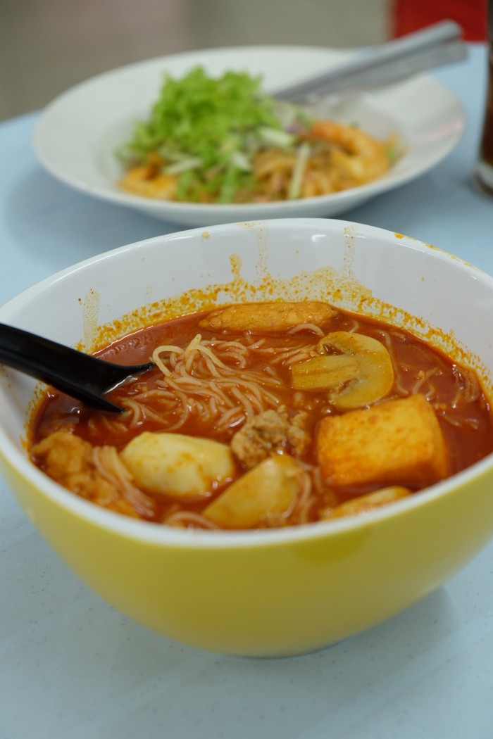penang assam laksa, fried assam laksa, penang hawker food, Fried Laksa at Yan Yam Cafe on Siam Road in Penang, Penang Hawker Food, Assam Laksa, Penang Foood Blog, What2seeonline.com, CK Lam,