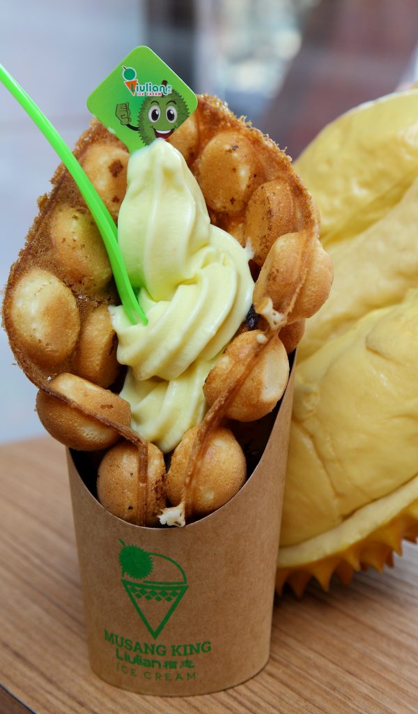 Musang King Liulian ?? Ice Cream, Durian Dessert, Durian Ice Cream, Dessert Places in Penang, CK Lam, WHat2seeonline.com, Penang Food Blog,