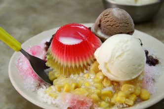 Penang Ice Dessert Hawker Stalls, Ice Kacang, Cendul, Ai Yu Bing Jelly