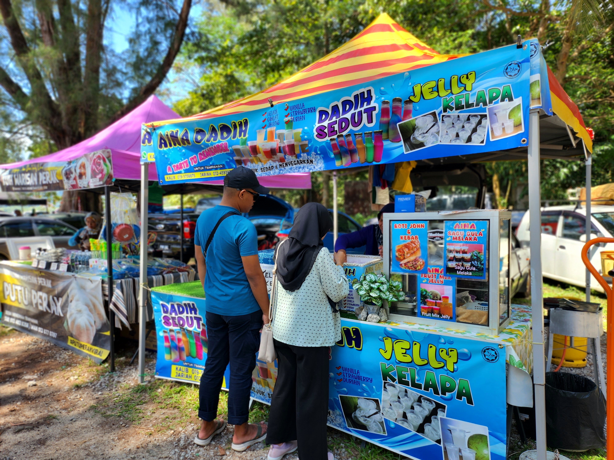Pak Tam Mee Udang, Pantai Teluk Bayu in Teluk Kumbar, Bayan Lepas, Penang, Muslim-owned food stall in Penang, Malay-style prawn noodle, CK Lam, Penang Food Blog, What2seeonline.com, Penang Food Hunt, 